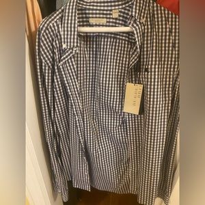 Burberry mens long sleeve shirt with tags